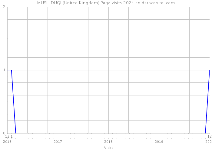 MUSLI DUQI (United Kingdom) Page visits 2024 