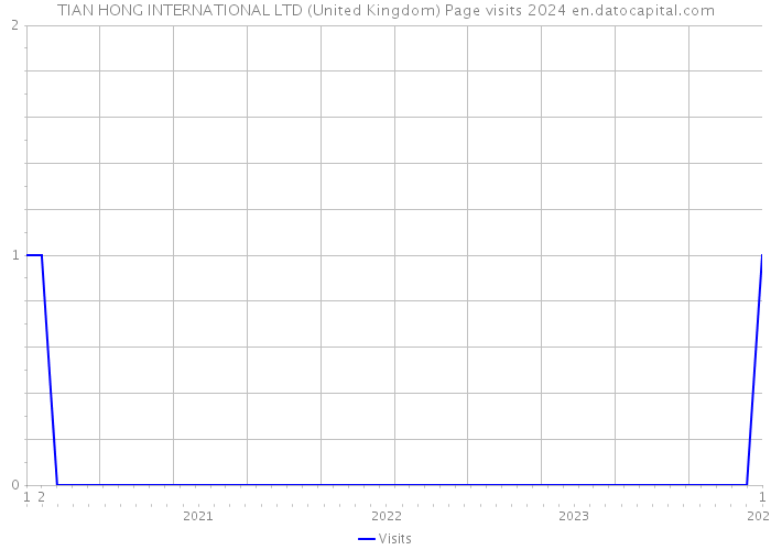 TIAN HONG INTERNATIONAL LTD (United Kingdom) Page visits 2024 
