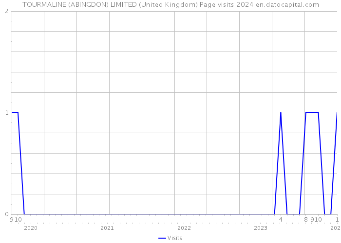 TOURMALINE (ABINGDON) LIMITED (United Kingdom) Page visits 2024 