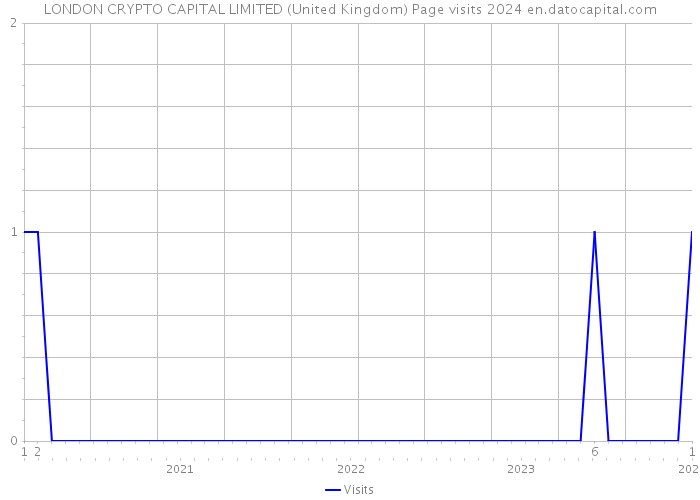 LONDON CRYPTO CAPITAL LIMITED (United Kingdom) Page visits 2024 