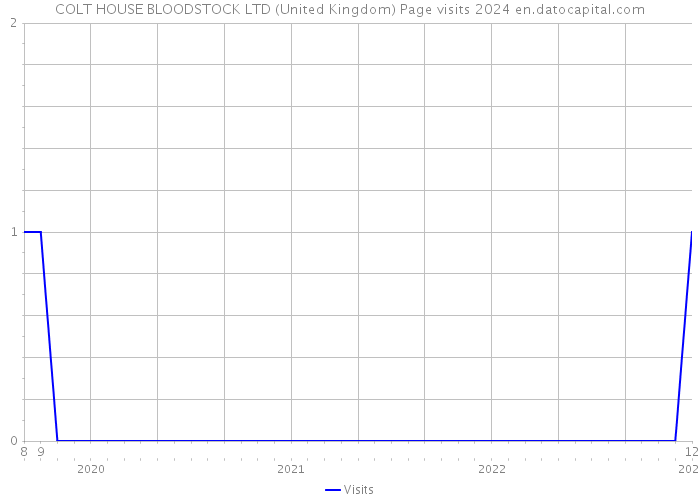 COLT HOUSE BLOODSTOCK LTD (United Kingdom) Page visits 2024 