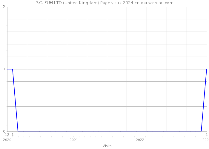 P.C. FUH LTD (United Kingdom) Page visits 2024 