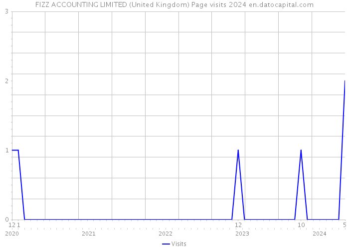 FIZZ ACCOUNTING LIMITED (United Kingdom) Page visits 2024 