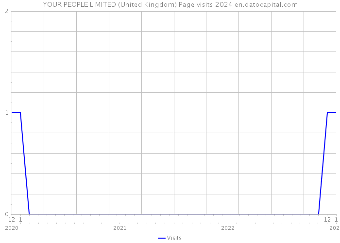 YOUR PEOPLE LIMITED (United Kingdom) Page visits 2024 