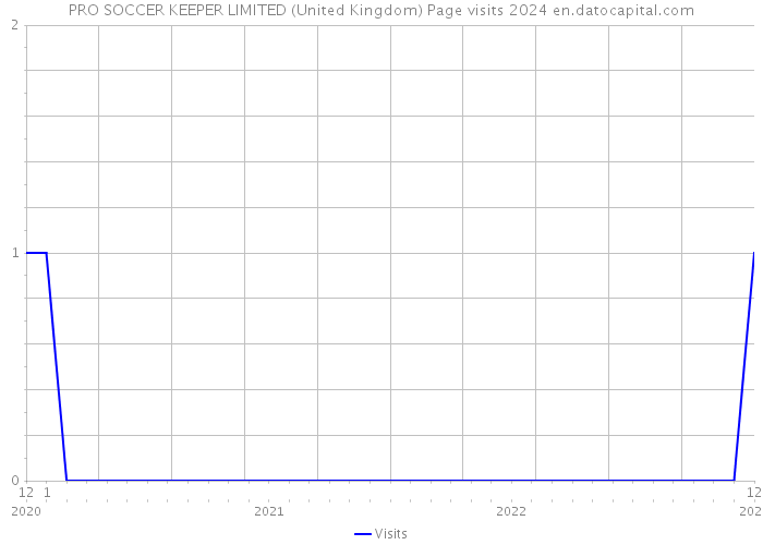 PRO SOCCER KEEPER LIMITED (United Kingdom) Page visits 2024 