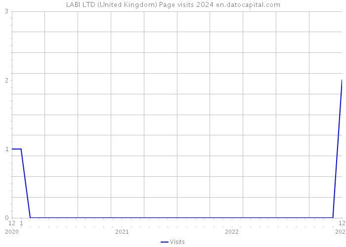 LABI LTD (United Kingdom) Page visits 2024 