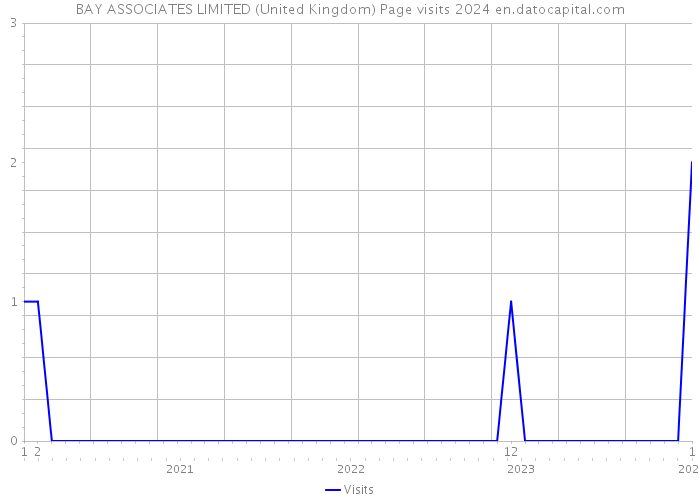 BAY ASSOCIATES LIMITED (United Kingdom) Page visits 2024 