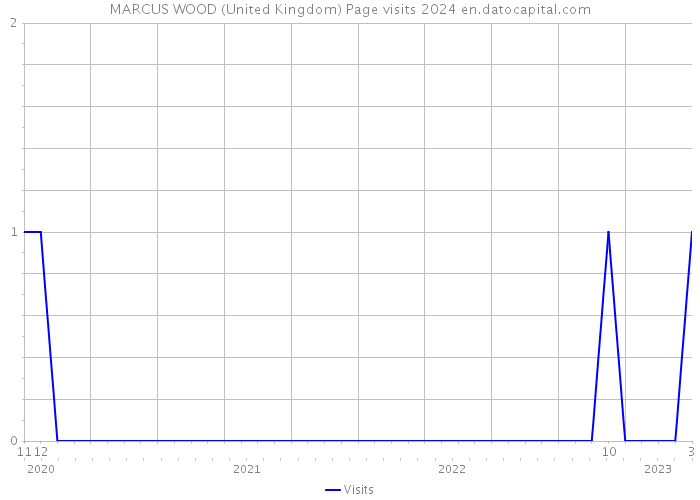 MARCUS WOOD (United Kingdom) Page visits 2024 