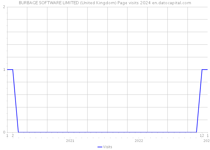 BURBAGE SOFTWARE LIMITED (United Kingdom) Page visits 2024 