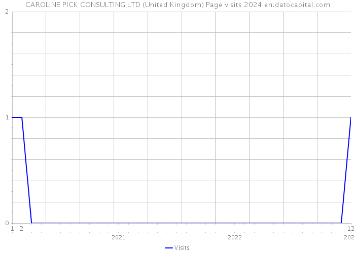 CAROLINE PICK CONSULTING LTD (United Kingdom) Page visits 2024 