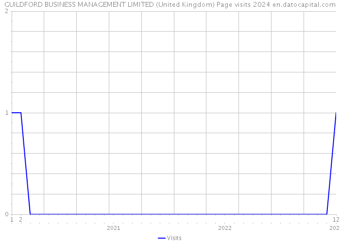 GUILDFORD BUSINESS MANAGEMENT LIMITED (United Kingdom) Page visits 2024 