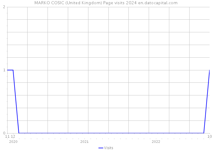 MARKO COSIC (United Kingdom) Page visits 2024 