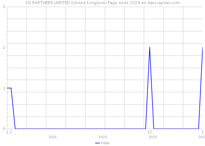DS PARTNERS LIMITED (United Kingdom) Page visits 2024 