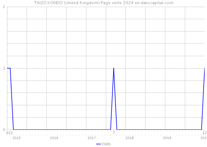 TAIZO KONDO (United Kingdom) Page visits 2024 