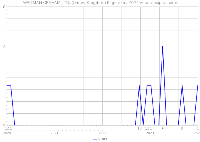 WELLMAN GRAHAM LTD. (United Kingdom) Page visits 2024 