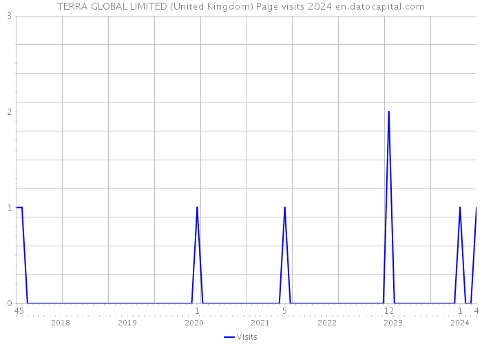 TERRA GLOBAL LIMITED (United Kingdom) Page visits 2024 