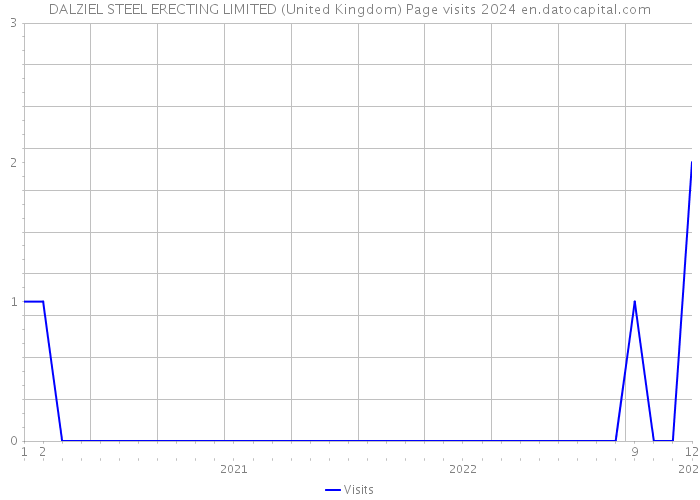 DALZIEL STEEL ERECTING LIMITED (United Kingdom) Page visits 2024 