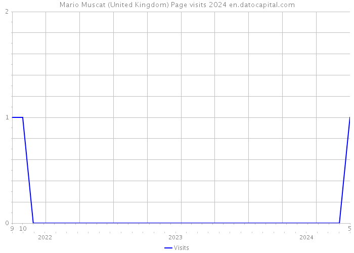 Mario Muscat (United Kingdom) Page visits 2024 