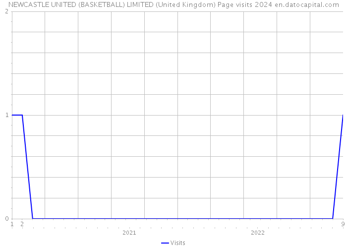 NEWCASTLE UNITED (BASKETBALL) LIMITED (United Kingdom) Page visits 2024 