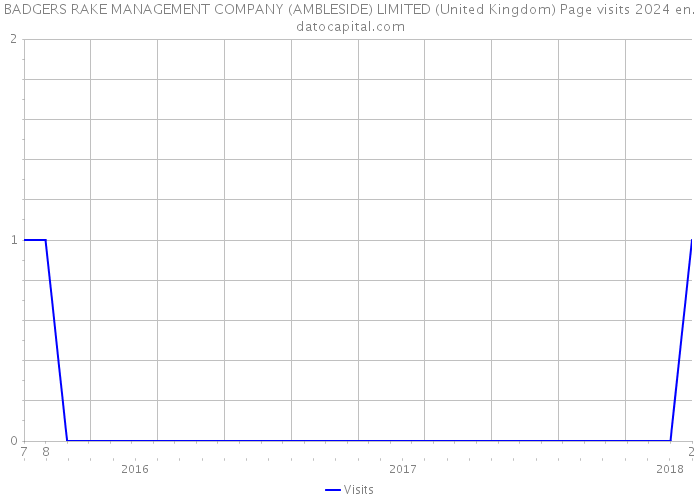 BADGERS RAKE MANAGEMENT COMPANY (AMBLESIDE) LIMITED (United Kingdom) Page visits 2024 