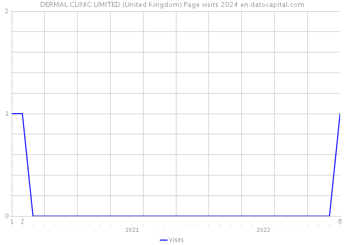 DERMAL CLINIC LIMITED (United Kingdom) Page visits 2024 