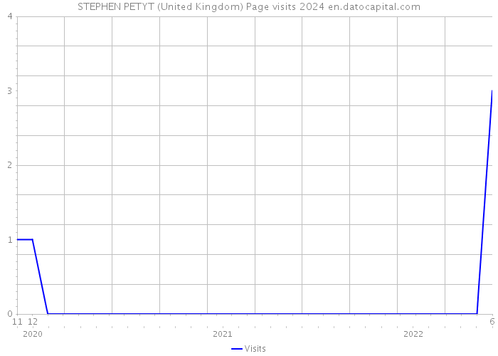 STEPHEN PETYT (United Kingdom) Page visits 2024 