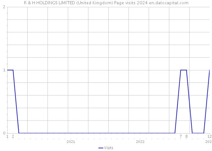 R & H HOLDINGS LIMITED (United Kingdom) Page visits 2024 