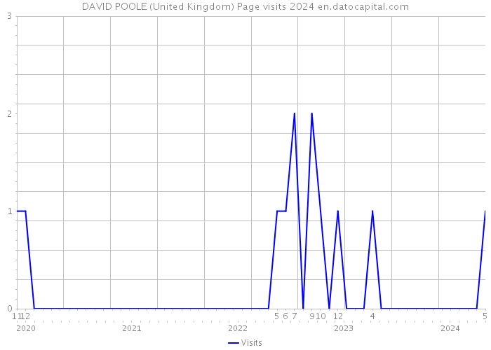 DAVID POOLE (United Kingdom) Page visits 2024 