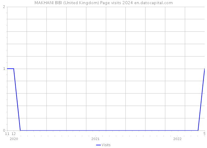 MAKHANI BIBI (United Kingdom) Page visits 2024 