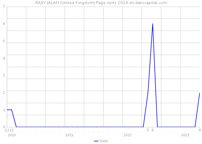 RAJIV JALAN (United Kingdom) Page visits 2024 