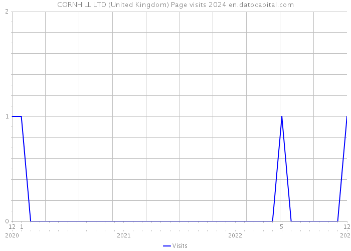 CORNHILL LTD (United Kingdom) Page visits 2024 