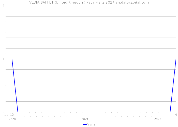 VEDIA SAFFET (United Kingdom) Page visits 2024 