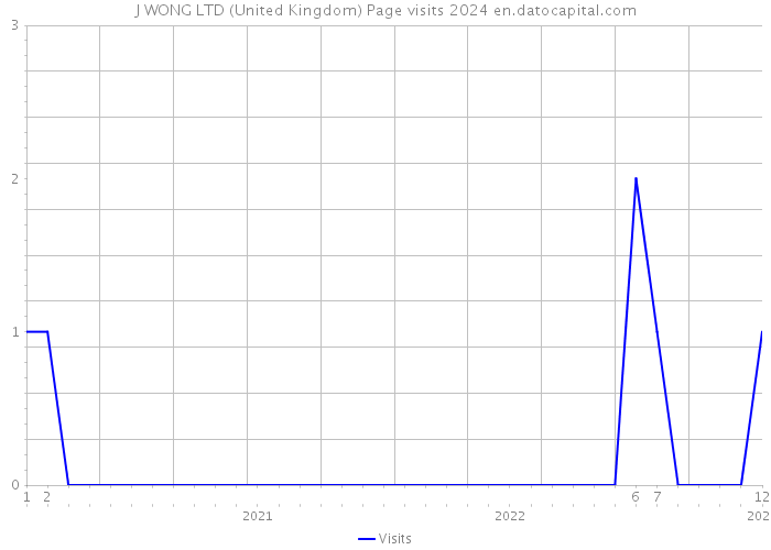 J WONG LTD (United Kingdom) Page visits 2024 