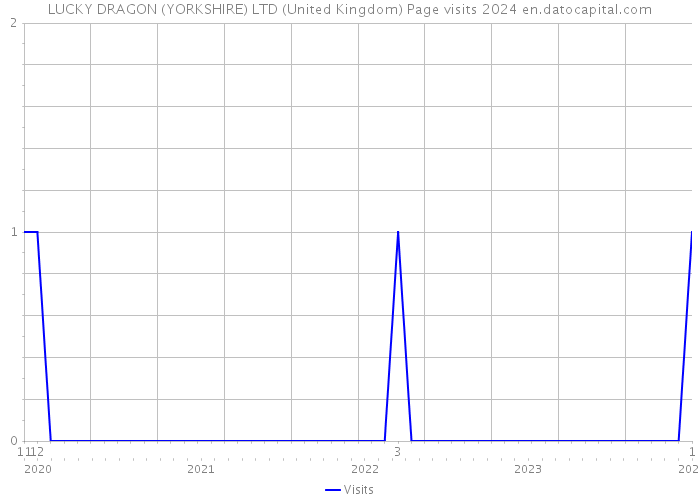 LUCKY DRAGON (YORKSHIRE) LTD (United Kingdom) Page visits 2024 