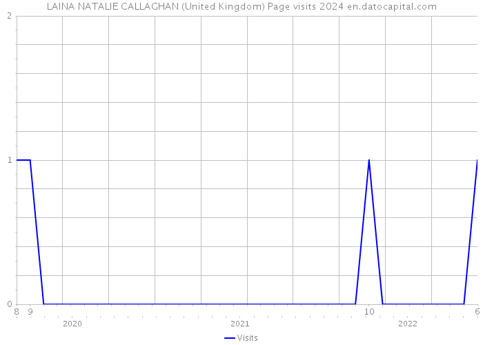 LAINA NATALIE CALLAGHAN (United Kingdom) Page visits 2024 