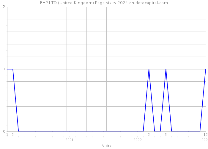 FHP LTD (United Kingdom) Page visits 2024 