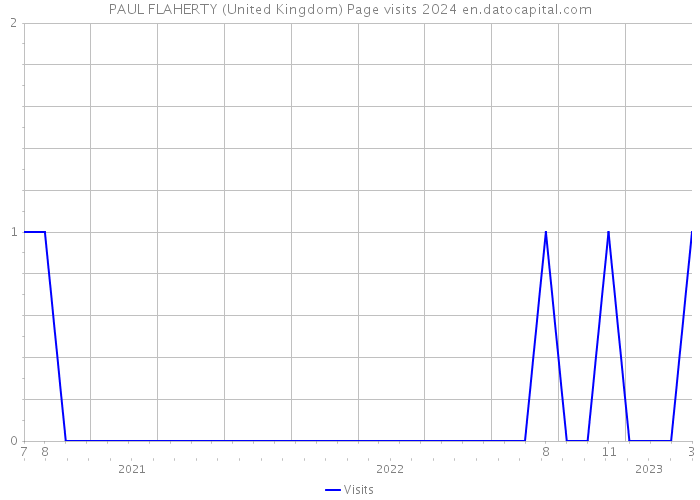 PAUL FLAHERTY (United Kingdom) Page visits 2024 