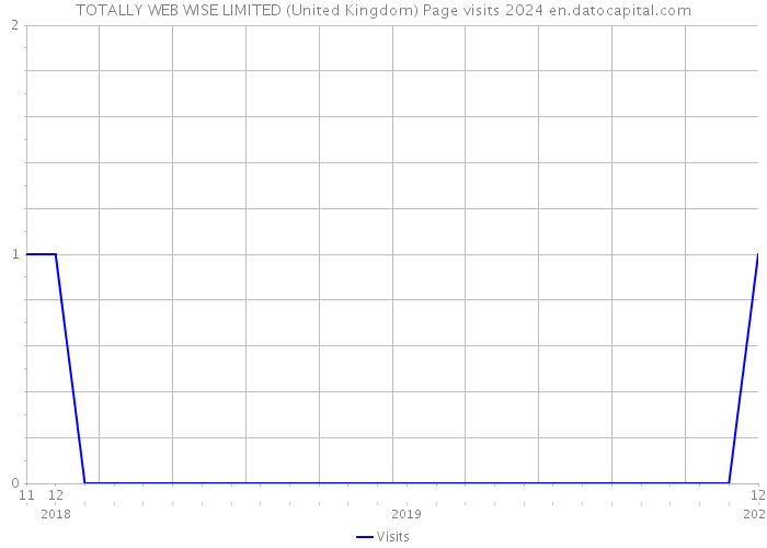 TOTALLY WEB WISE LIMITED (United Kingdom) Page visits 2024 
