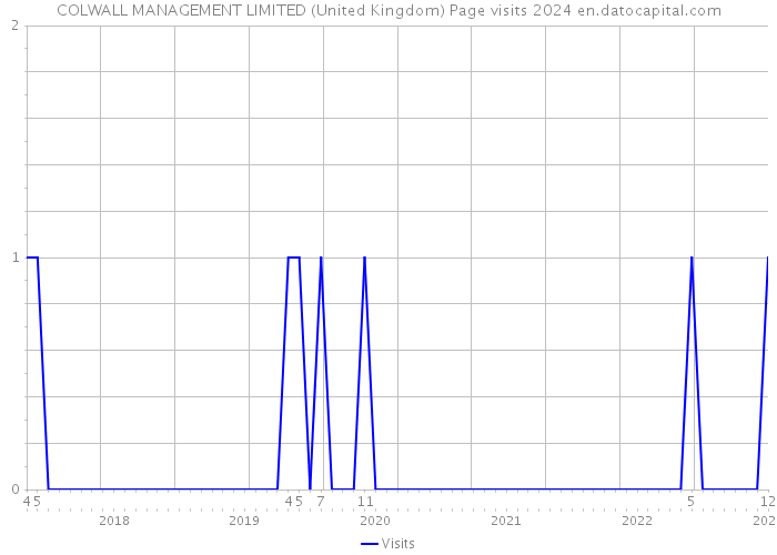 COLWALL MANAGEMENT LIMITED (United Kingdom) Page visits 2024 