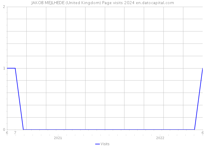 JAKOB MEJLHEDE (United Kingdom) Page visits 2024 