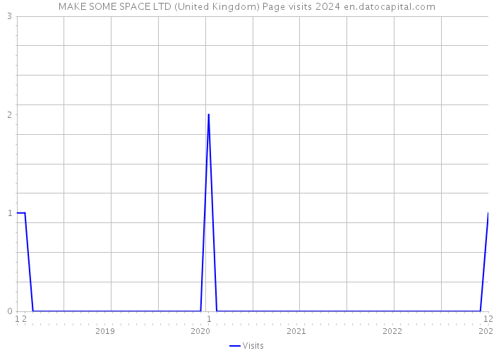MAKE SOME SPACE LTD (United Kingdom) Page visits 2024 