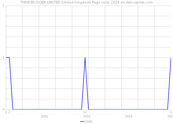 THINKER/DOER LIMITED (United Kingdom) Page visits 2024 