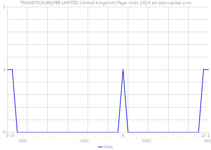 TRANSITION BELPER LIMITED (United Kingdom) Page visits 2024 