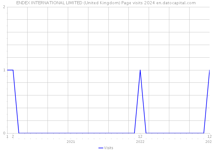 ENDEX INTERNATIONAL LIMITED (United Kingdom) Page visits 2024 