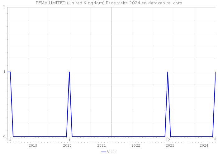 PEMA LIMITED (United Kingdom) Page visits 2024 