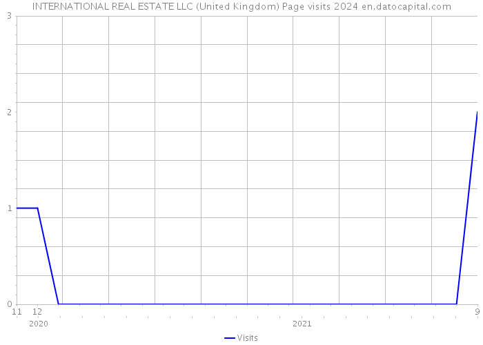 INTERNATIONAL REAL ESTATE LLC (United Kingdom) Page visits 2024 