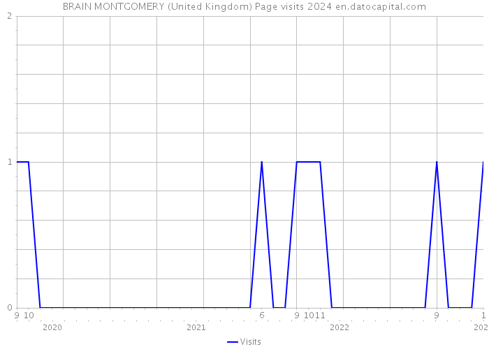 BRAIN MONTGOMERY (United Kingdom) Page visits 2024 