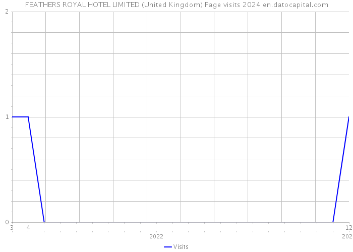 FEATHERS ROYAL HOTEL LIMITED (United Kingdom) Page visits 2024 
