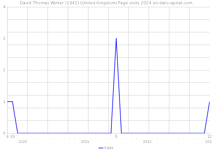 David Thomas Winter (1942) (United Kingdom) Page visits 2024 