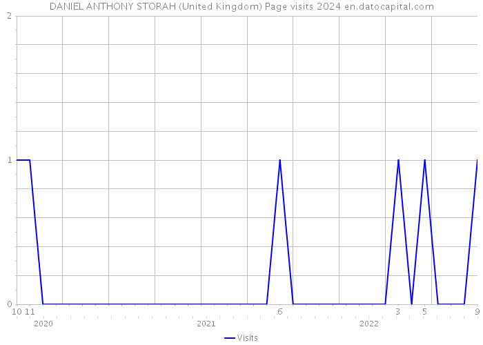 DANIEL ANTHONY STORAH (United Kingdom) Page visits 2024 